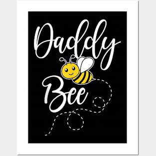 Daddy Of The Bee Day Girl Hive Family Matching Birthday Posters and Art